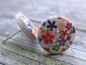 Preview: Holzknopf Ohrstecker Blumen Lilie Freesie